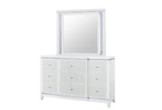 Alina White Mirror with LED