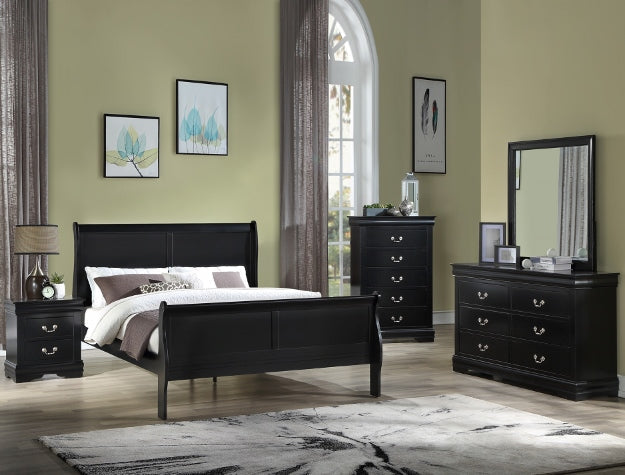 Crown Mark Furniture Louis Philip Dresser in Black image