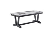 T1319 Blk/Wht Coffee Table