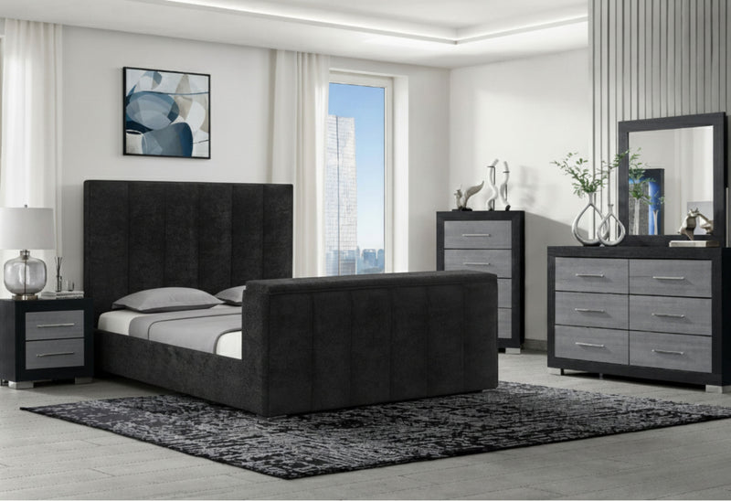 SERENITY/EMMA ONYX KING BED GROUP