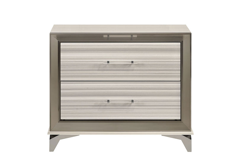 Zambrano White Nightstand