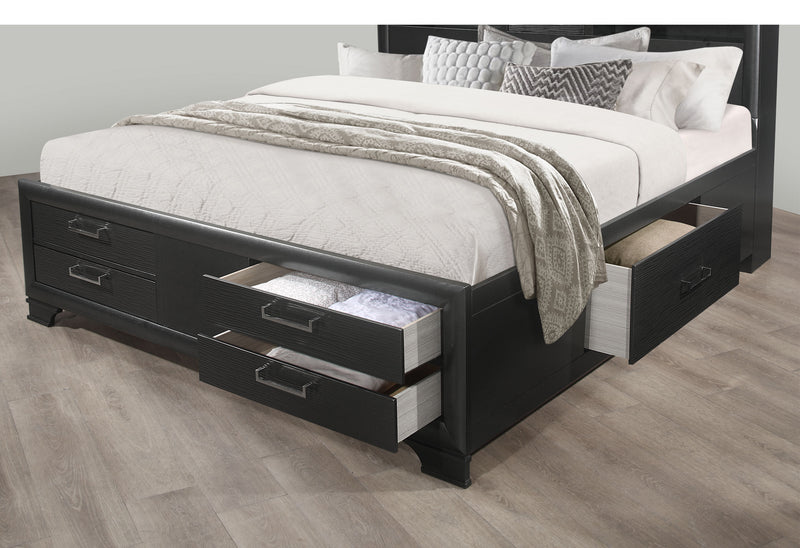 JORDYN GREY KING BED GROUP