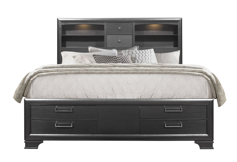 JORDYN GREY KING BED GROUP