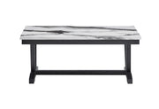 T1319 Blk/Wht Coffee Table