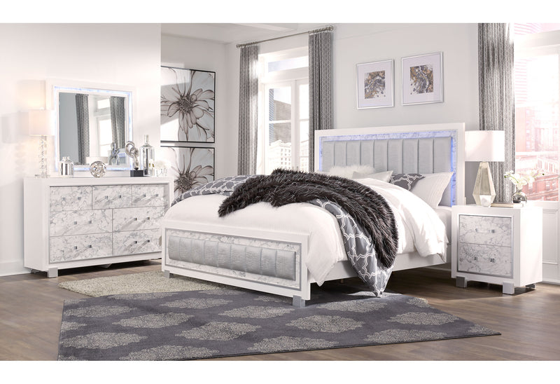 SANTORINI WHITE FULL BED