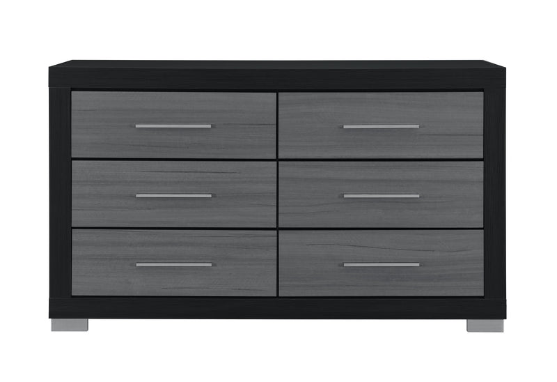 EMMA BLACK/GREY DRESSER