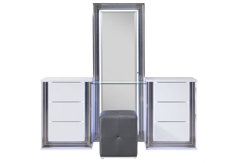 Ylime-Smooth White-Vanity Set-N