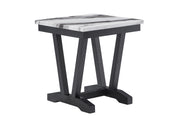 T1319 Blk/Wht End Table