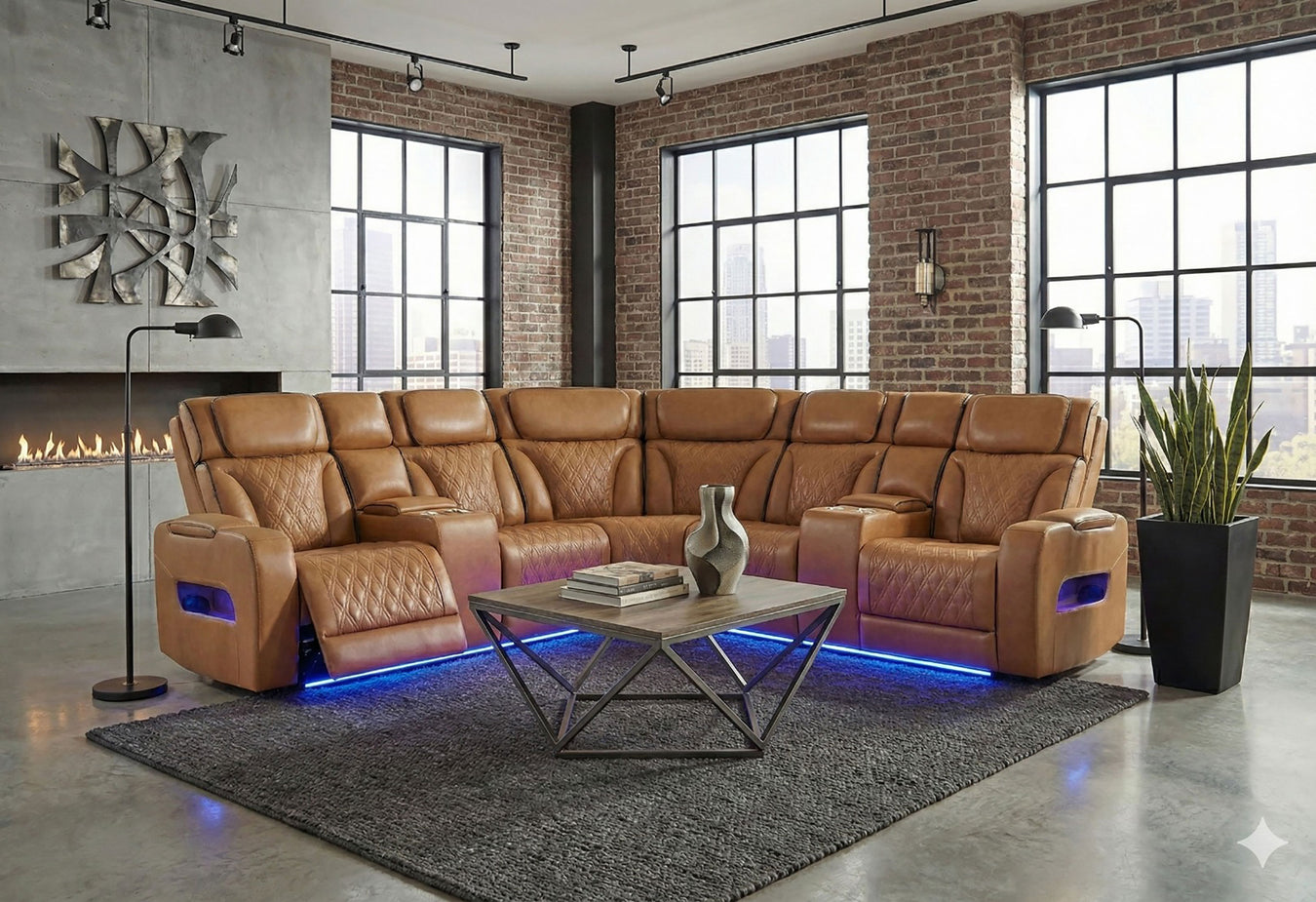 U8611 Camel P2 Sectional