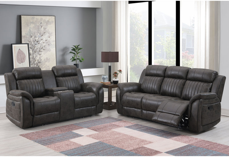 U8517 Grey Glider Recliner