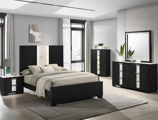 Crown Mark Furniture Rangley Dresser Mirror in Black image